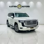 TOYOTA LAND CRUISER GXR TWIN TURBO 2023 MODEL YEAR WHITE COLOR - Thumbnail 2