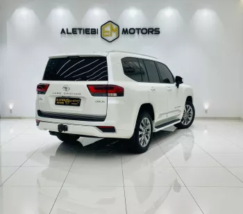TOYOTA LAND CRUISER GXR TWIN TURBO 2023 MODEL YEAR WHITE COLOR