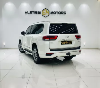 TOYOTA LAND CRUISER GXR TWIN TURBO 2023 MODEL YEAR WHITE COLOR