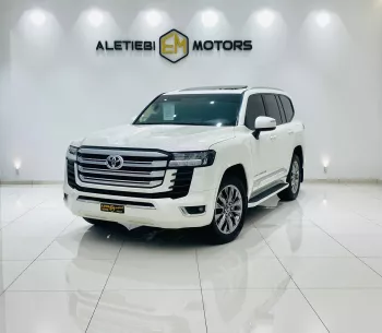 TOYOTA LAND CRUISER GXR TWIN TURBO 2023 MODEL YEAR WHITE COLOR