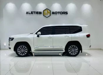 TOYOTA LAND CRUISER GXR TWIN TURBO 2023 MODEL YEAR WHITE COLOR