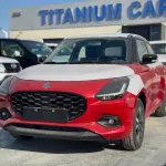 Suzuki Swift GLX 1.2L Petrol 2025 Model Year Dual Tone Red Color Exterior - Thumbnail 3
