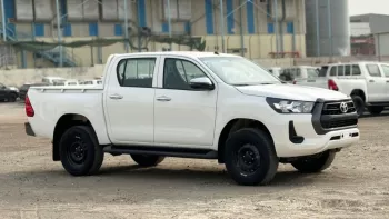 Toyota Hilux Double Cabin 2025 Model Year Wide Body White Color Exterior