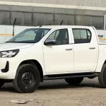 Toyota Hilux Double Cabin 2025 Model Year Wide Body White Color Exterior - Thumbnail 2