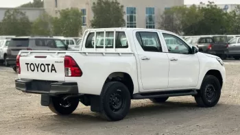 Toyota Hilux Double Cabin 2025 Model Year Wide Body White Color Exterior