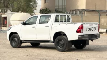 Toyota Hilux Double Cabin 2025 Model Year Wide Body White Color Exterior