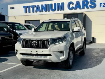 Toyota Prado TXL 2023 Model Year 4.0L Petrol White Color Exterior