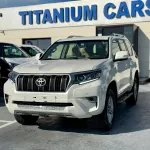 Toyota Prado TXL 2023 Model Year 4.0L Petrol White Color Exterior - Thumbnail 3