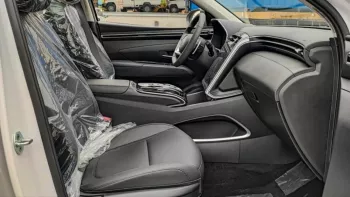 Hyundai Tucson 2024 Model year 1.5L Turbo White Color Exterior Black Interior