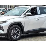 Hyundai Tucson 2024 Model year 1.5L Turbo White Color Exterior Black Interior - Thumbnail 1