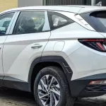 Hyundai Tucson 2024 Model year 1.5L Turbo White Color Exterior Black Interior - Thumbnail 2