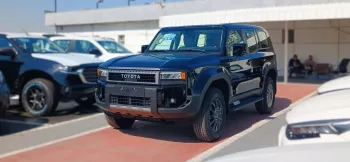 Toyota Prado 2.4L Petrol 2024 Model Year Black Color Exterior