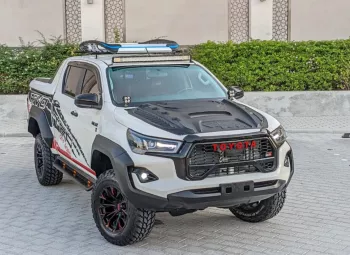 Toyota Hilux 2016 Facelifted 2025 GR Sports OFF Automatic White Color Exterior