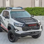 Toyota Hilux 2016 Facelifted 2025 GR Sports OFF Automatic White Color Exterior - Thumbnail 1