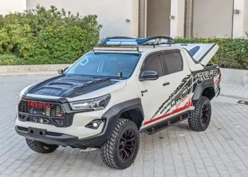 Toyota Hilux 2016 Facelifted 2025 GR Sports OFF Automatic White Color Exterior