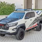Toyota Hilux 2016 Facelifted 2025 GR Sports OFF Automatic White Color Exterior - Thumbnail 2