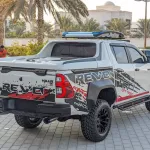 Toyota Hilux 2016 Facelifted 2025 GR Sports OFF Automatic White Color Exterior - Thumbnail 3