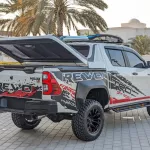 Toyota Hilux 2016 Facelifted 2025 GR Sports OFF Automatic White Color Exterior - Thumbnail 5