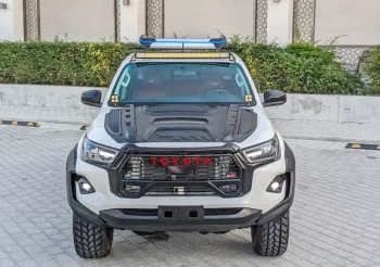 Toyota Hilux 2016 Facelifted 2025 GR Sports OFF Automatic White Color Exterior