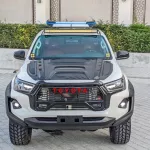 Toyota Hilux 2016 Facelifted 2025 GR Sports OFF Automatic White Color Exterior - Thumbnail 8