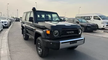 Toyota Land Cruiser Hard Top 2024 Model Year RHD 2.8L Diesel Black Color