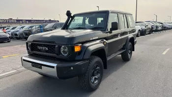 Toyota Land Cruiser Hard Top 2024 Model Year RHD 2.8L Diesel Black Color