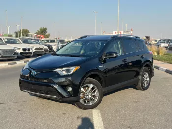 Toyota RAV4 XLE 2.5L Hybrid 2017 Model Year Black Color Exterior