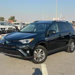 Toyota RAV4 XLE 2.5L Hybrid 2017 Model Year Black Color Exterior - Thumbnail 3