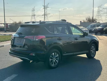 Toyota RAV4 XLE 2.5L Hybrid 2017 Model Year Black Color Exterior