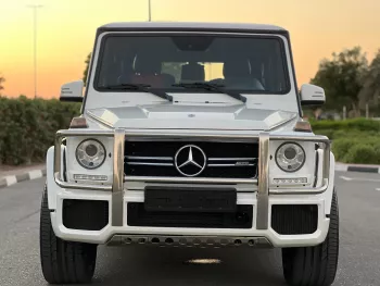 Mercedes-Benz G63 AMG 2017 Model Year GCC Specs White Color Exterior
