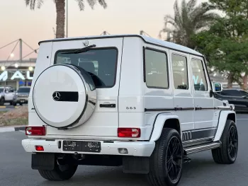 Mercedes-Benz G63 AMG 2017 Model Year GCC Specs White Color Exterior