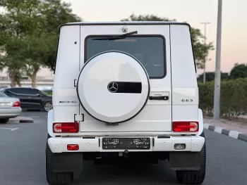 Mercedes-Benz G63 AMG 2017 Model Year GCC Specs White Color Exterior