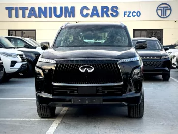 Infiniti QX80 VIP Autobiography 2025 Model Year Petrol Black Color Exterior