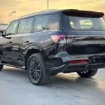 Infiniti QX80 VIP Autobiography 2025 Model Year Petrol Black Color Exterior - Thumbnail 4