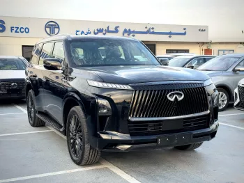Infiniti QX80 VIP Autobiography 2025 Model Year Petrol Black Color Exterior
