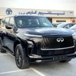 Infiniti QX80 VIP Autobiography 2025 Model Year Petrol Black Color Exterior - Thumbnail 3