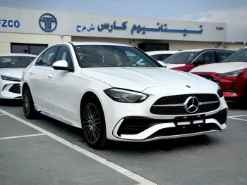Mercedes-Benz C Class 200L 1.5L Petrol 2025 Model Year White Color Exterior