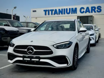 Mercedes-Benz C Class 200L 1.5L Petrol 2025 Model Year White Color Exterior