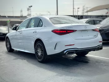 Mercedes-Benz C Class 200L 1.5L Petrol 2025 Model Year White Color Exterior