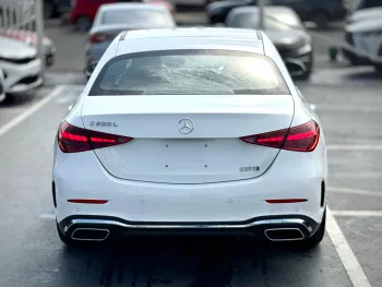 Mercedes-Benz C Class 200L 1.5L Petrol 2025 Model Year White Color Exterior