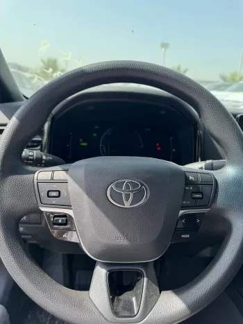 Toyota Camry Hybrid 2025 Model Year White Color Exterior