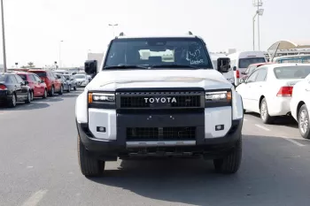TOYOTA PRADO 250 2024 MODEL YEAR 2.4L PETROL VXL WHITE COLOR