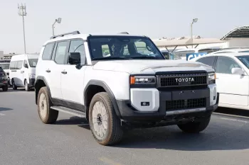 TOYOTA PRADO 250 2024 MODEL YEAR 2.4L PETROL VXL WHITE COLOR
