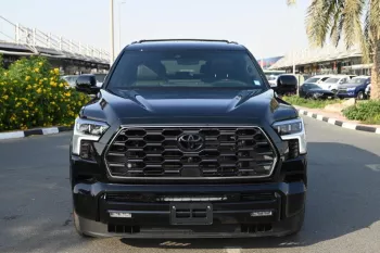 TOYOTA SEQUOIA PLATINUM I-FORCE HYBRID TRD 2025 MODEL YEAR BLACK COLOR