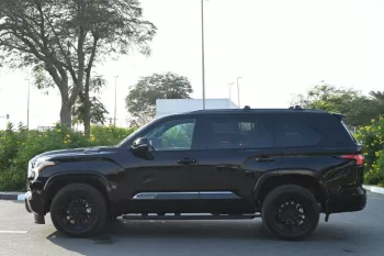 TOYOTA SEQUOIA PLATINUM I-FORCE HYBRID TRD 2025 MODEL YEAR BLACK COLOR