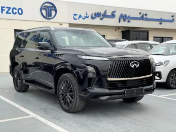 Infiniti QX80 Autography 2025 Model Year 3.5L Twin Turbo Petrol Black Color