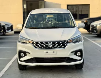 SUZUKI ERTIGA GLX 1.5L PETROL 2025 MODEL YEAR WHITE COLOR EXTRIOR
