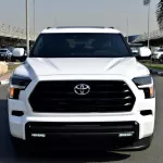 TOYOTA SEQUOIA TRD 2025 MODEL YEAR OFFROAD HYBRID WHITE COLOR - Thumbnail 1