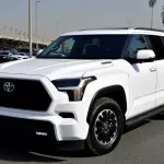 TOYOTA SEQUOIA TRD 2025 MODEL YEAR OFFROAD HYBRID WHITE COLOR - Thumbnail 3