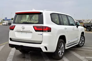 TOYOTA LAND CRUISER 300 VX+ 2025 MODEL YEAR WHITE COLOR EXTERIOR
